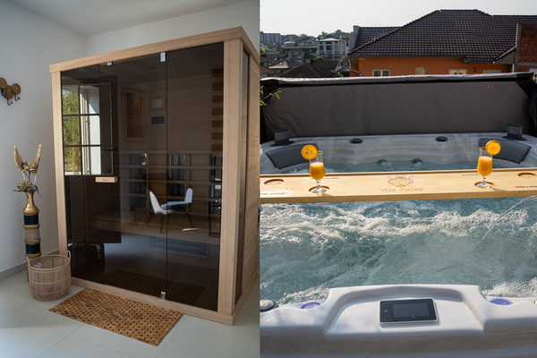 Sauna and Jacuzzi